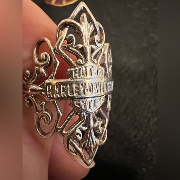 Harley-Davidson® Women's 925 MOD Silver Antique Filigree Ring in MOD Box 💍 - Picture 8 of 16